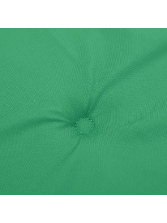 Podušky na židli vysoké opěradlo 6 ks zelené 120x50x3 cm textil