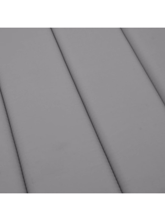 Poduška na lehátko šedá 186x58x4 cm oxfordská látka