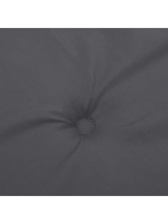Poduška na polohovací židli antracitová (75+105) x 50 x 4 cm