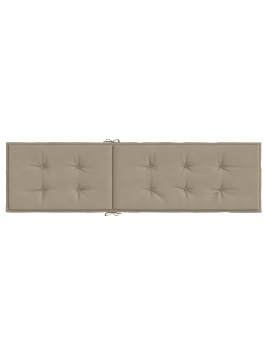 Poduška na polohovací židli taupe (75+105) x 50 x 4 cm