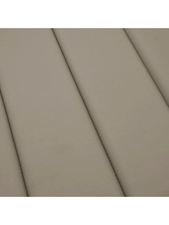 Poduška na lehátko taupe 200 x 50 x 3 cm oxfordská látka