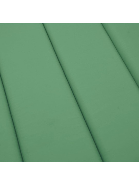 Poduška na lehátko zelená 200 x 60 x 3 cm oxfordská látka