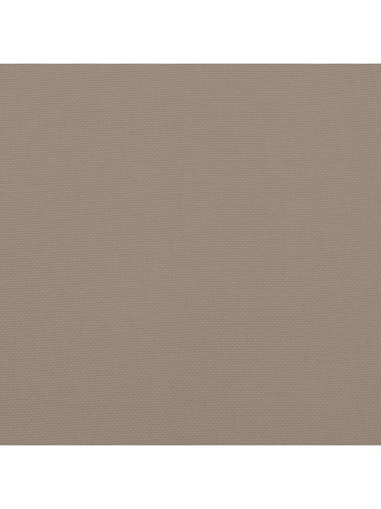 Poduška na lehátko taupe 200 x 60 x 3 cm oxfordská látka