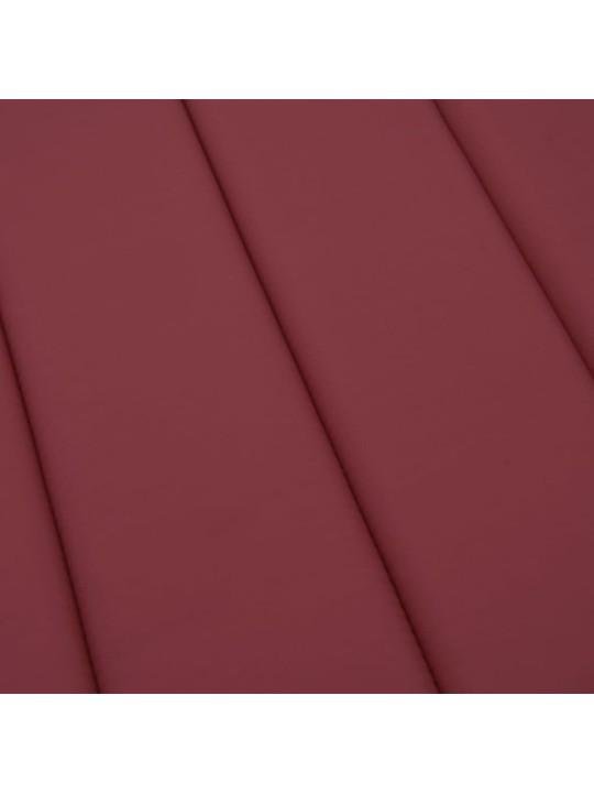 Poduška na lehátko vínová 200 x 60 x 3 cm oxfordská látka