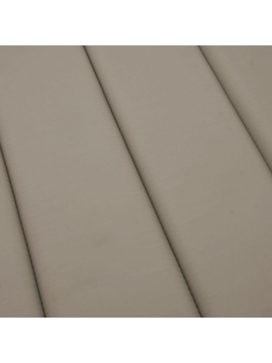 Poduška na lehátko taupe 200 x 70 x 3 cm oxfordská látka