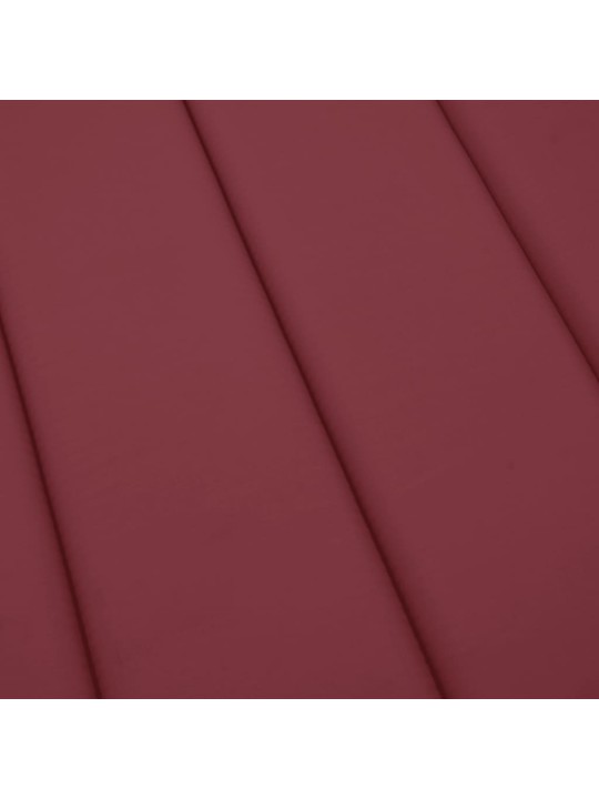 Poduška na lehátko vínová 200 x 70 x 3 cm oxfordská látka