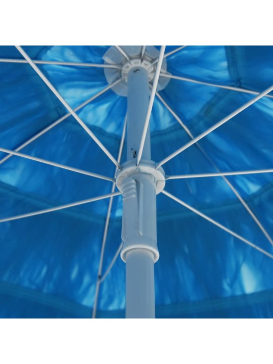 Plážový slunečník Hawaii modrý 300 cm