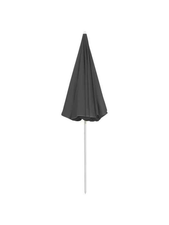 Plážový slunečník antracitový 240 cm