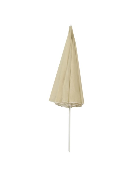 Plážový slunečník pískově žlutý 300 cm