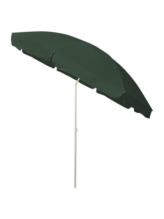 Plážový slunečník zelený 300 cm