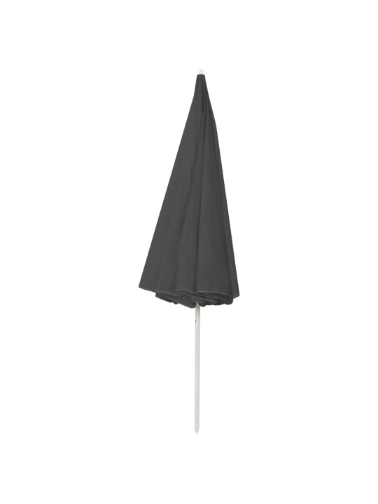 Plážový slunečník antracitový 300 cm