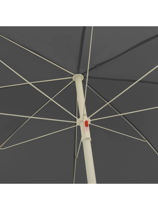 Plážový slunečník antracitový 300 cm