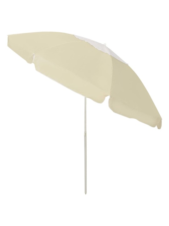 Plážový slunečník pískově žlutý 240 cm