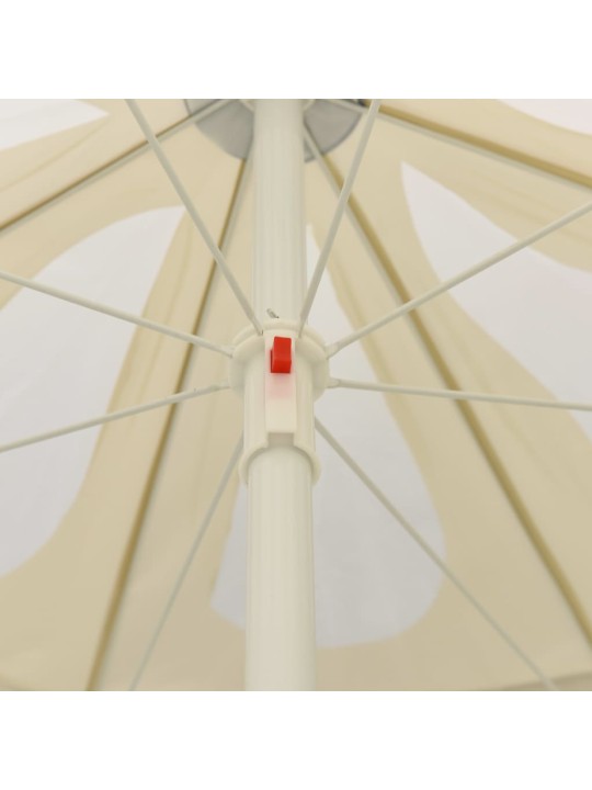Plážový slunečník pískově žlutý 240 cm