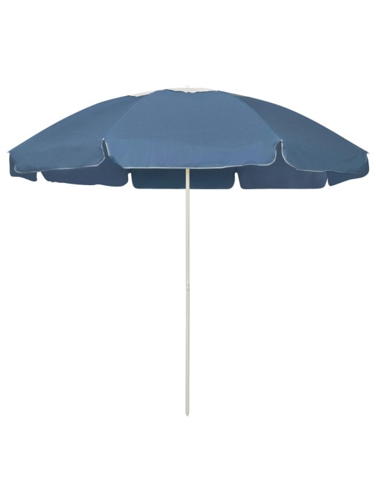 Plážový slunečník modrý 240 cm
