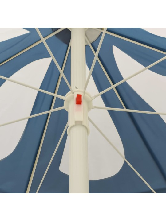 Plážový slunečník modrý 240 cm