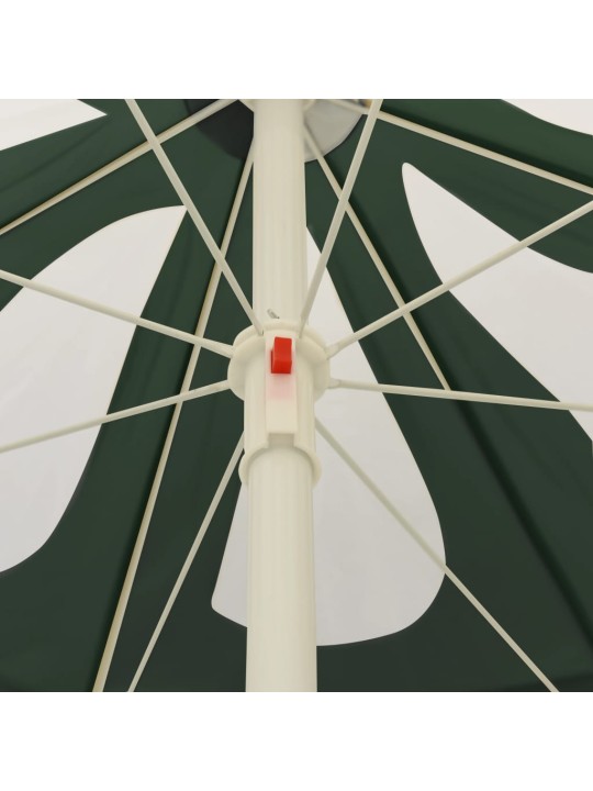 Plážový slunečník zelený 240 cm