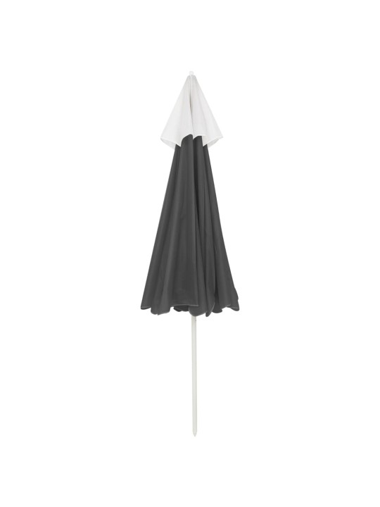 Plážový slunečník antracitový 240 cm
