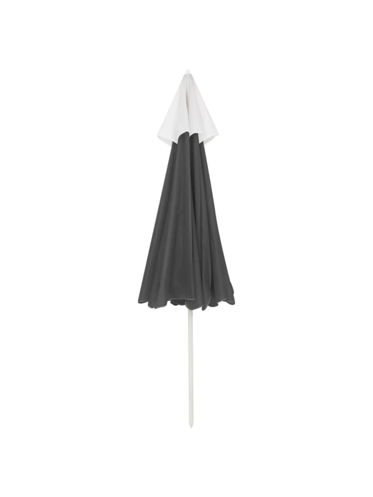 Plážový slunečník antracitový 240 cm