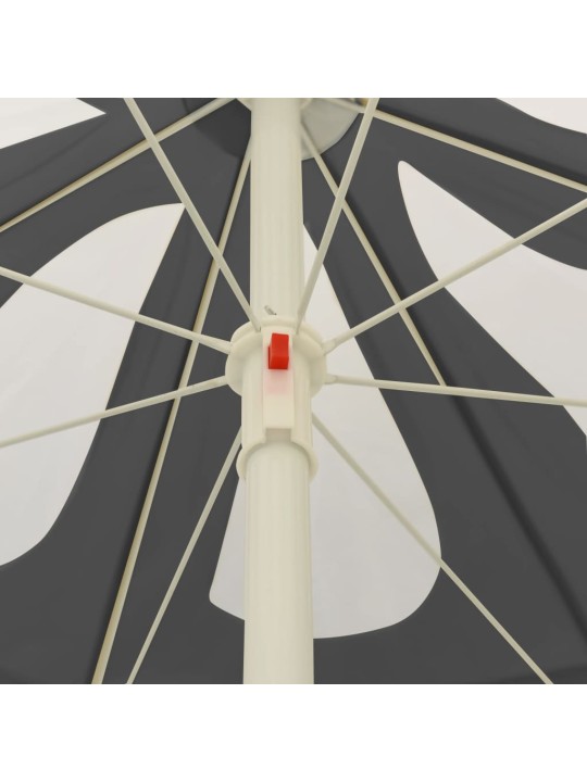 Plážový slunečník antracitový 240 cm