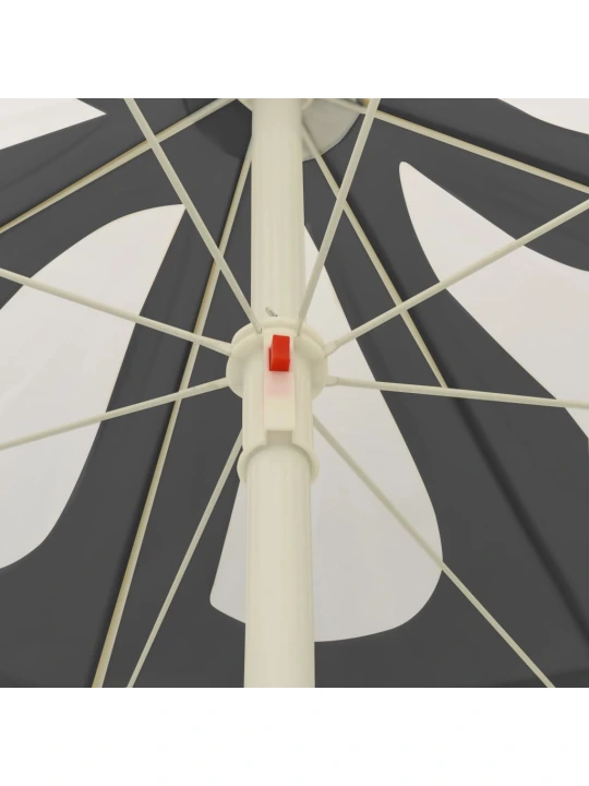 Plážový slunečník antracitový 240 cm