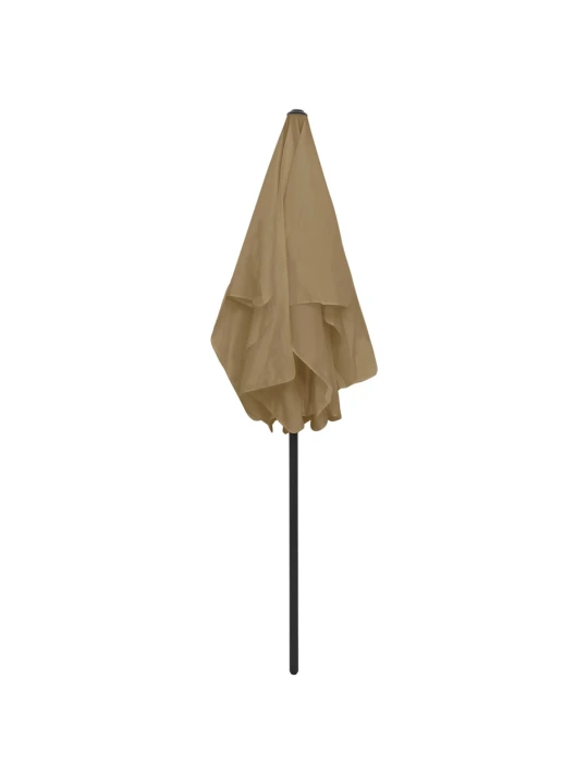 Plážový slunečník taupe 180 x 120 cm
