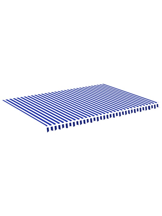 Náhradní plachta na markýzu modro-bílá 5 x 3,5 m