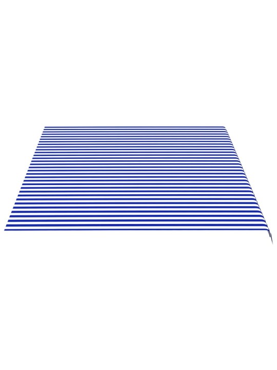 Náhradní plachta na markýzu modro-bílá 5 x 3,5 m