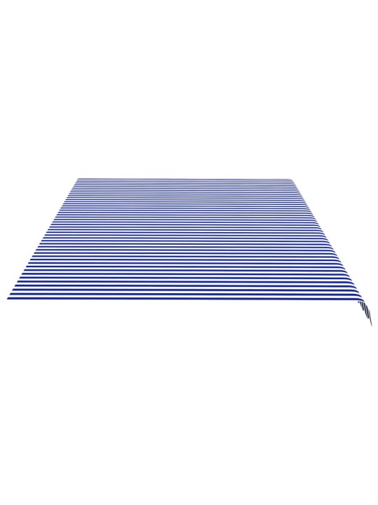 Náhradní plachta na markýzu modro-bílá 6 x 3,5 m