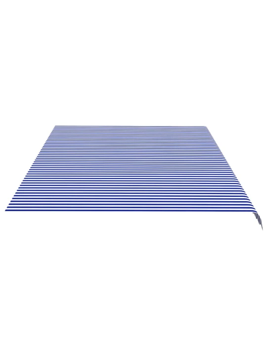Náhradní plachta na markýzu modro-bílá 6 x 3,5 m