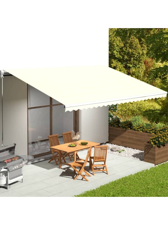 Náhradní plachta na markýzu krémová 6 x 3,5 m