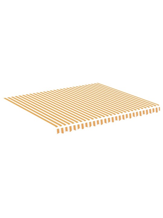 Náhradní plachta na markýzu žluto-bílá 4 x 3,5 m