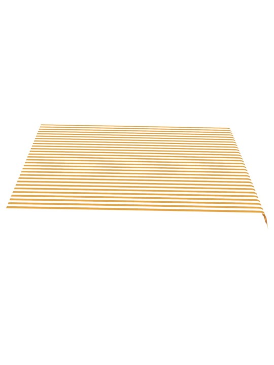 Náhradní plachta na markýzu žluto-bílá 4 x 3,5 m