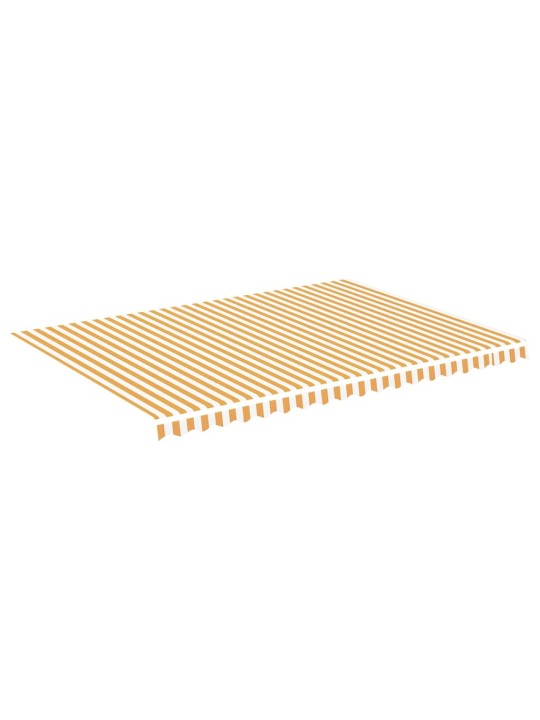 Náhradní plachta na markýzu žluto-bílá 5 x 3,5 m