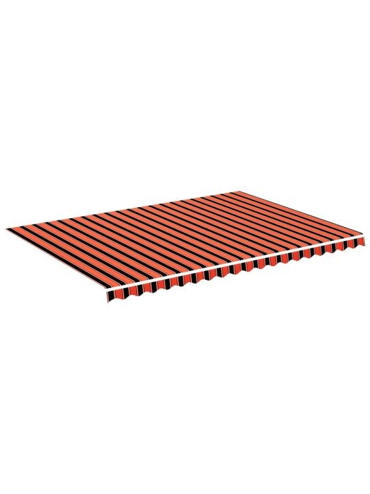 Náhradní plachta na markýzu oranžovo-hnědá 5 x 3,5 m