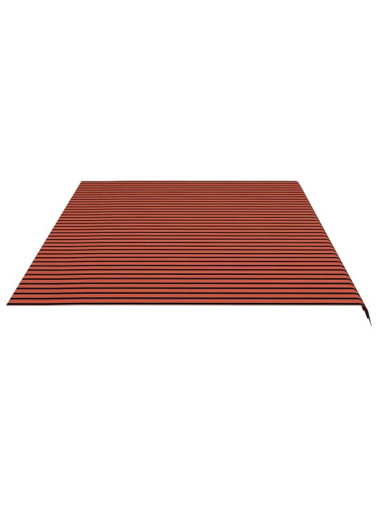 Náhradní plachta na markýzu oranžovo-hnědá 6 x 3,5 m