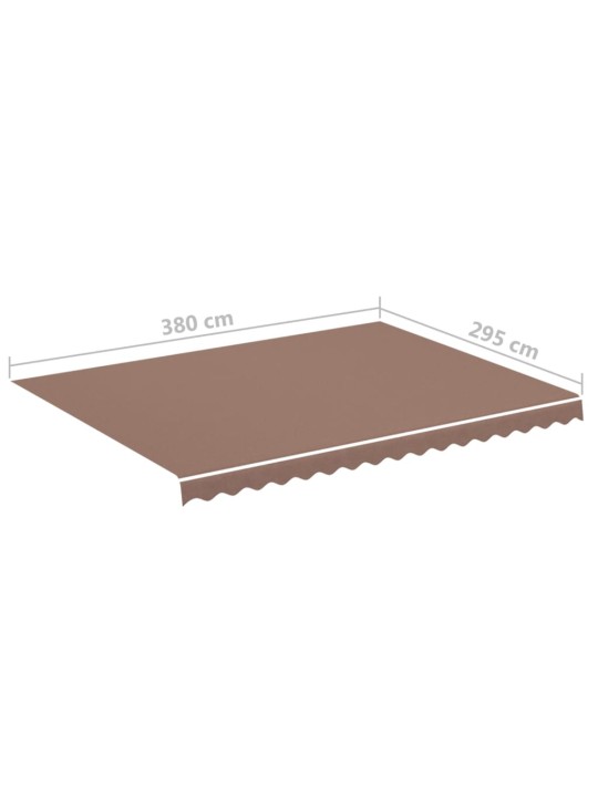 Náhradní plachta na markýzu hnědá 4 x 3 m