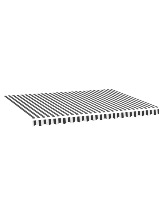 Náhradní plachta na markýzu antracitovo-bílá 4 x 3 m