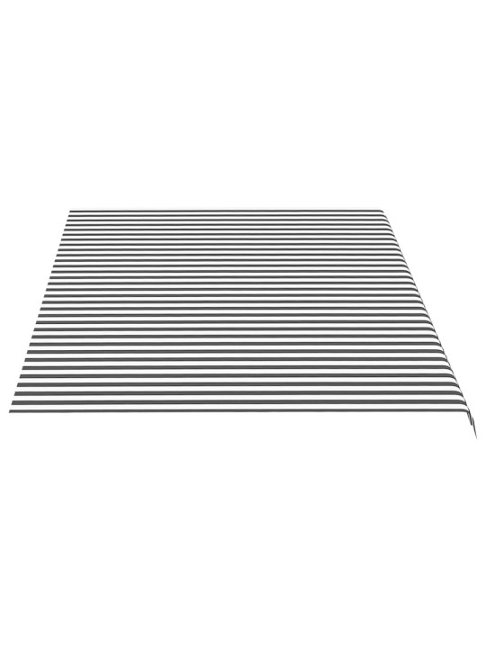 Náhradní plachta na markýzu antracitovo-bílá 5 x 3 m