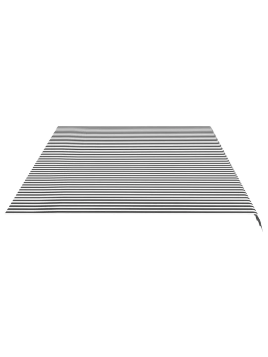 Náhradní plachta na markýzu antracitovo-bílá 6 x 3,5 m