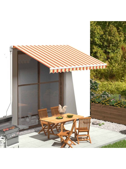 Náhradní plachta na markýzu žluto-oranžová 3,5 x 2,5 m