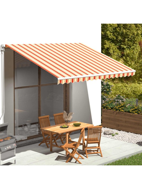 Náhradní plachta na markýzu žluto-oranžová 4 x 3 m