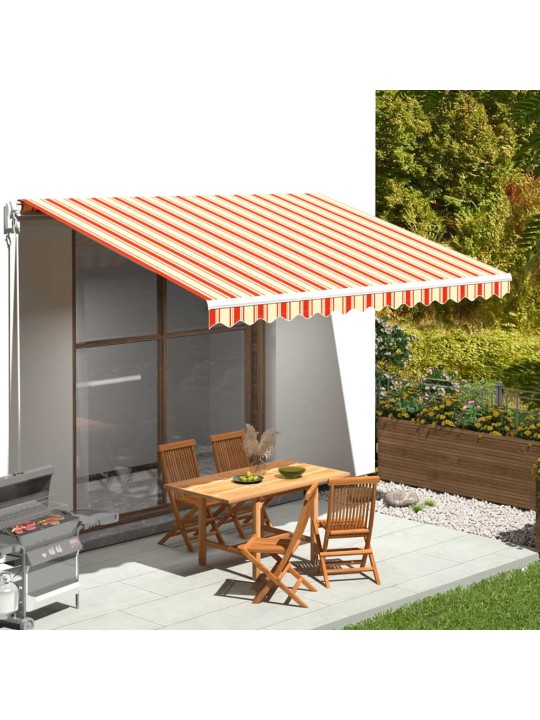 Náhradní plachta na markýzu žluto-oranžová 4,5 x 3 m