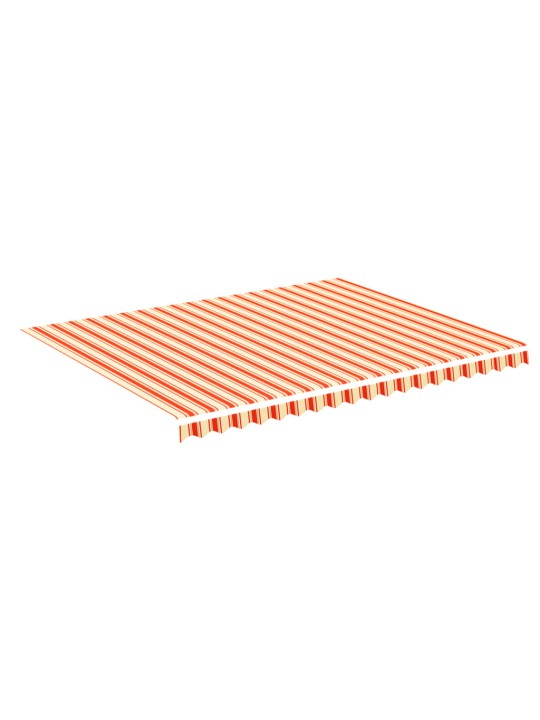 Náhradní plachta na markýzu žluto-oranžová 4,5 x 3,5 m