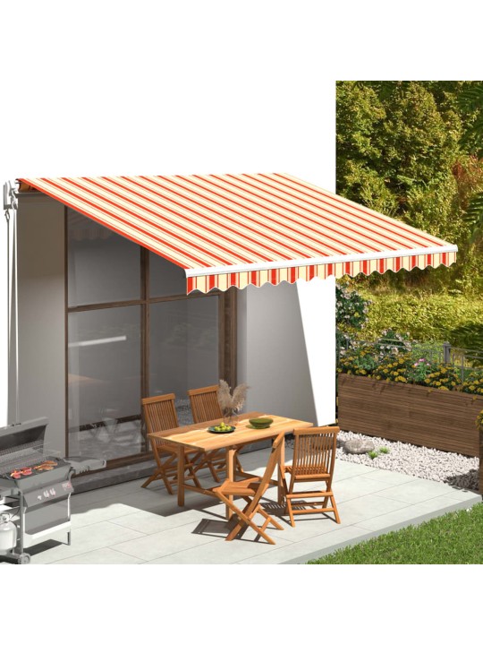 Náhradní plachta na markýzu žluto-oranžová 4,5 x 3,5 m