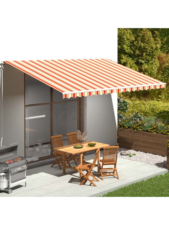 Náhradní plachta na markýzu žluto-oranžová 5 x 3 m