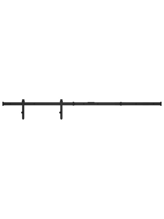 Kování pro posuvné dveře skříně uhlíková ocel 122 cm