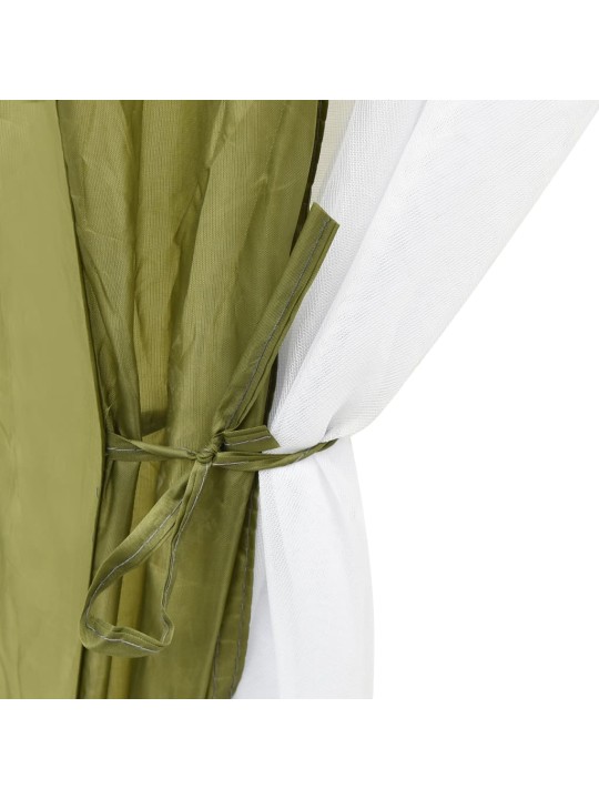Stan na bazén textil 500 x 433 x 250 cm zelený