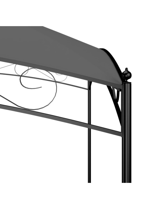 Altán 3 x 4 x 2,65 m antracitový 180 g/m²