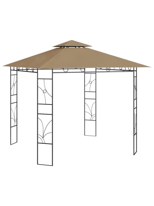 Altán 3 x 3 x 2,7 m taupe 160 g/m²